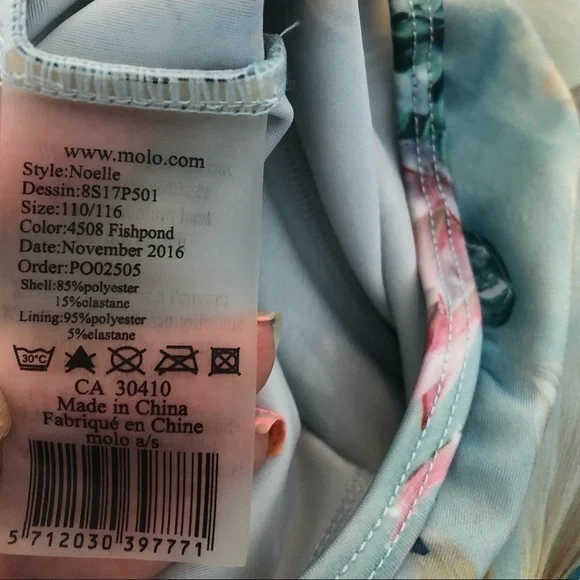 Molo Baby Fish And Floral Swimsuit - Picture 16 of 16